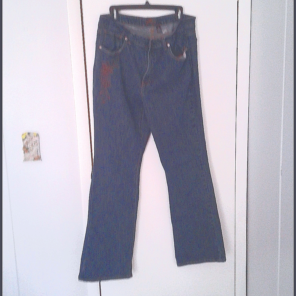 ROCKET JEANS cotton and lycra waist 36. Inseam 30